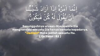 Tugas kita sebagai manusia hanyalah bisa pasrah