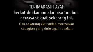 trimaksih ayah telah mewariskan tulang kuat pada anakmu ini ||