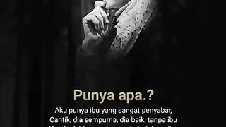 tetap bersykur sudah di berikan ibu yang baik