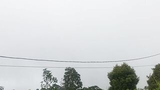 Suasana kota dingin kota Ruteng cuaca mendukung