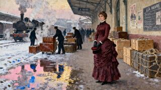 Claude Monet | Arrival of the Normandy Train | Visual Poems