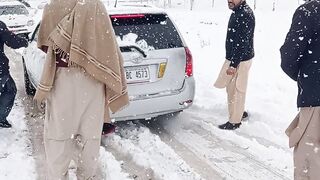 Snow in parachinar