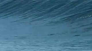 Even on a Small Day She is Beautiful #surfingtime #surfingwaves #teahupoo