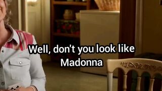 She wears makeup for the first time