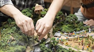 Diorama curug cikondang cianjur