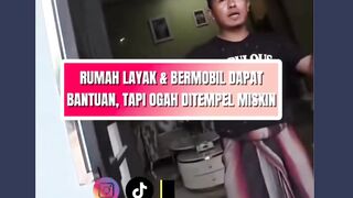 Malu di bilang penerima Bansos