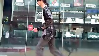 The Dancers Dance on the Street