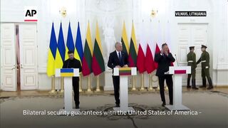 Zelenskyy says US security agreement for Ukraine is '100% ready' to be signed.