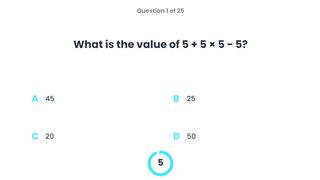 25 Mathematics MCQs for Test Preparation | Practice Math Questions with Answers