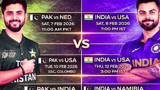PAKISTANI VS INDIA T20 WORLD CUP SCHEDULED 2026 || #t20worldcup2026 #shortsfeed #t20worldcup