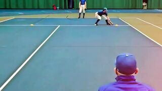 Indoor baseball training