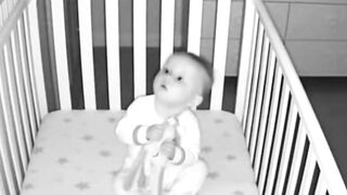Baby and Cat Vanishing in seconds ???? #RealFootage #babycat #cctvfootage