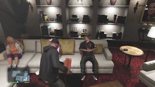 Grand Theft Auto V Franklin fire in house