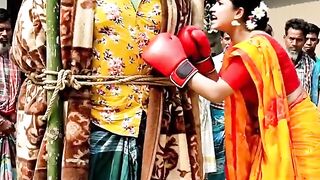 ঠান্ডায় গোসল না করে হাল্কের যা হলো শেষে পুকুরেই নামল