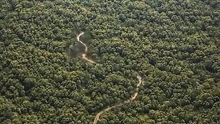 Due to the flooding in a village