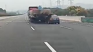 Car Accident on Road