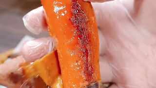 Air fryer turns sweet potatoes