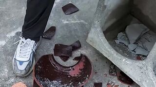 brick-breaking cup, auto seed