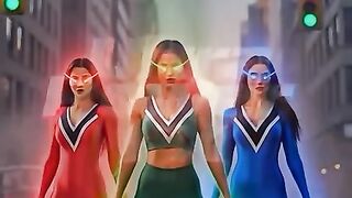 power rangers | Three legendary girls #أكشن