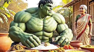 Hulk মায়ের জন্য বড় কলা আনলো???? Funny hulk ai video _aihulk _হাল্কা _hulka _hulk _comedy