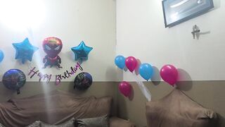 Birthday simple room decor