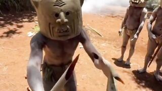 A tribe of the deep forests of Africa #tribe #africa
