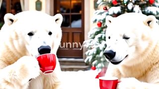 Dubai snowy atmosphere #dubai #snowy #polarbear #springbok