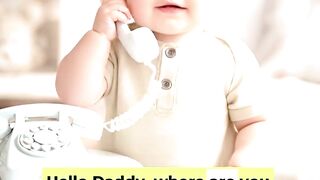 Adorable Phone Call With Daddy