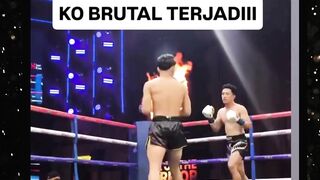 aksi mengerikan pada pertandingan tersebut