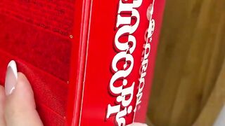 Choco Pie with capuchino asmr