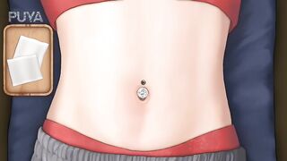 ASMR |  Remove Huge Navel Stone Animation| Ear blackhead care