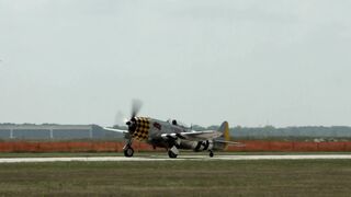 Historic P-47 Thunderbolt Fighter