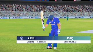 Virat Kohli Out On 93