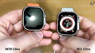 IWO Watch MT8 Ultra vs H11 Ultra! Watch Ultra 2 - Apple Watch Ultra Top 1 Copy! - ASMR