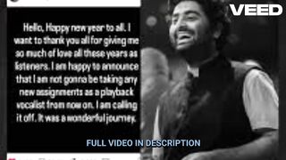 is arijit singh retirement