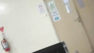 night atmosphere in the hospital room