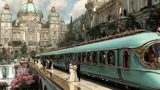 "Let us Discover the Royal Palace & Luxurious AI-Generated Train | Ultra Realistic Fantasy Adventure in 4K"