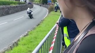 Watching the Isle of Man TT up close
