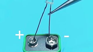 How to connect LED with 9V battery ☺️
