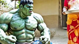 Hulk খাওয়ার জন্য আস্ত গরু নিয়ে এলো ???? Funny Hulk ai