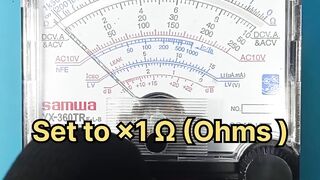 How to Test a Fuse with an Analog Multimeter (FAST!) ????