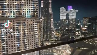 Dubai Burj khalifa view in night