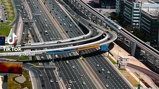 Dubai highway view