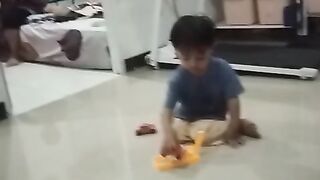 little kid is always nosy with my brother