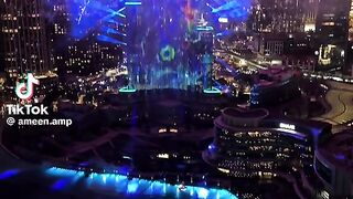 Dubai Burj khalifa view in night
