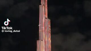 Dubai Burj khalifa view in night