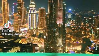 Dubai Burj khalifa view in night