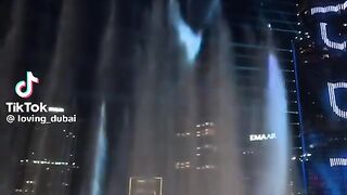 Dubai Burj khalifa view in night