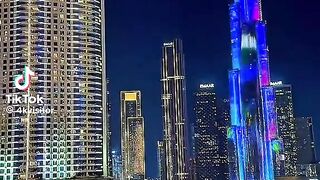 Dubai Burj khalifa view in night