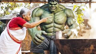 Hulk মামার জন্য ছাগল ধরে আনলো ???? Funny ai hulk